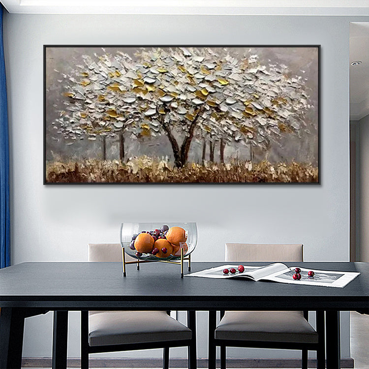 Handmade Abstract Landscape Oil Painting NAYVOLAN065
