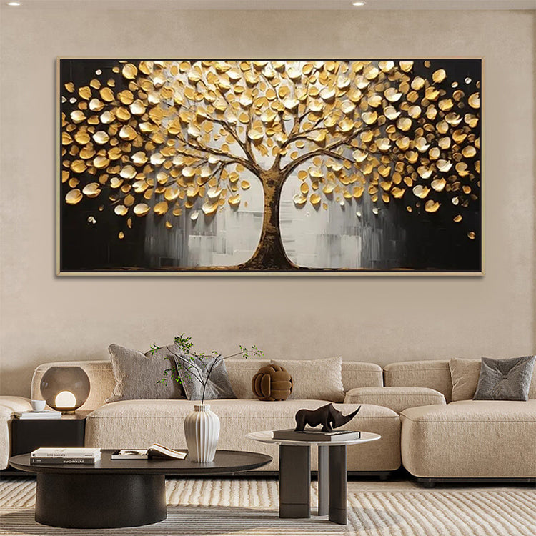Handmade Abstract Landscape Oil Painting NAYVOLAN066