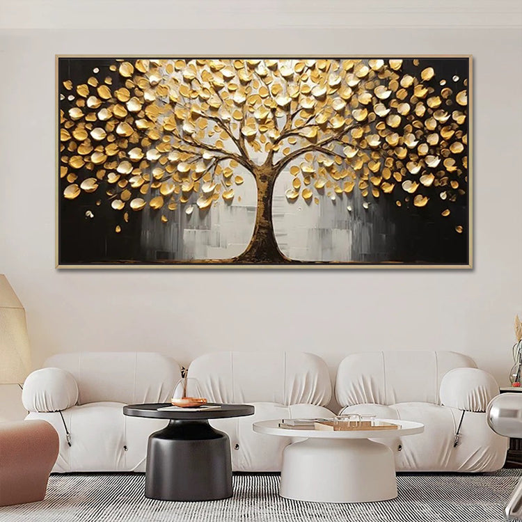 Handmade Abstract Landscape Oil Painting NAYVOLAN066