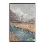 Handmade Abstract Landscape Oil Painting NAYVOLAN067