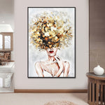 Handmade Abstract Figures Oil Painting NAYVOFIG061