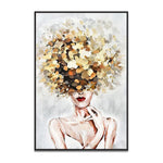 Handmade Abstract Figures Oil Painting NAYVOFIG061