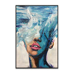 Handmade Abstract Figures Oil Painting NAYVOFIG062