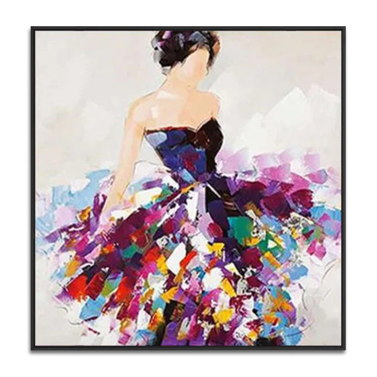 Handmade Abstract Figures Oil Painting NAYVOFIG063