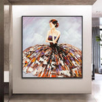 Handmade Abstract Figures Oil Painting NAYVOFIG064