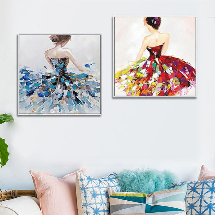 Handmade Abstract Figures Oil Painting NAYVOFIG065