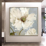 Handmade Abstract Flowers Oil Painting NAYVOFLO085