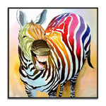 Handmade Abstract Animals Oil Painting NAYVOANI0030