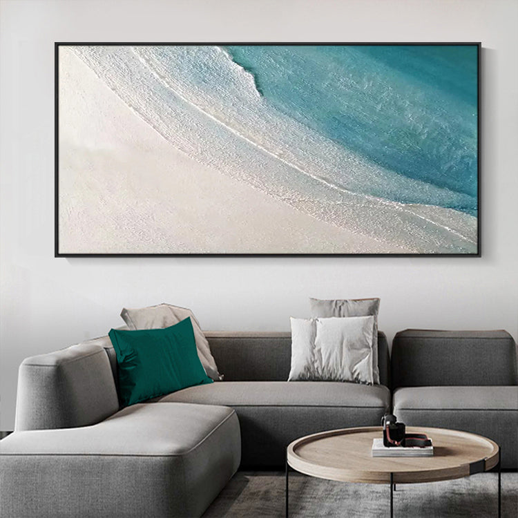 Handmade Abstract Seascape Oil Painting NAYVOSEA089