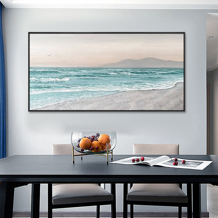 Handmade Abstract Seascape Oil Painting NAYVOSEA090
