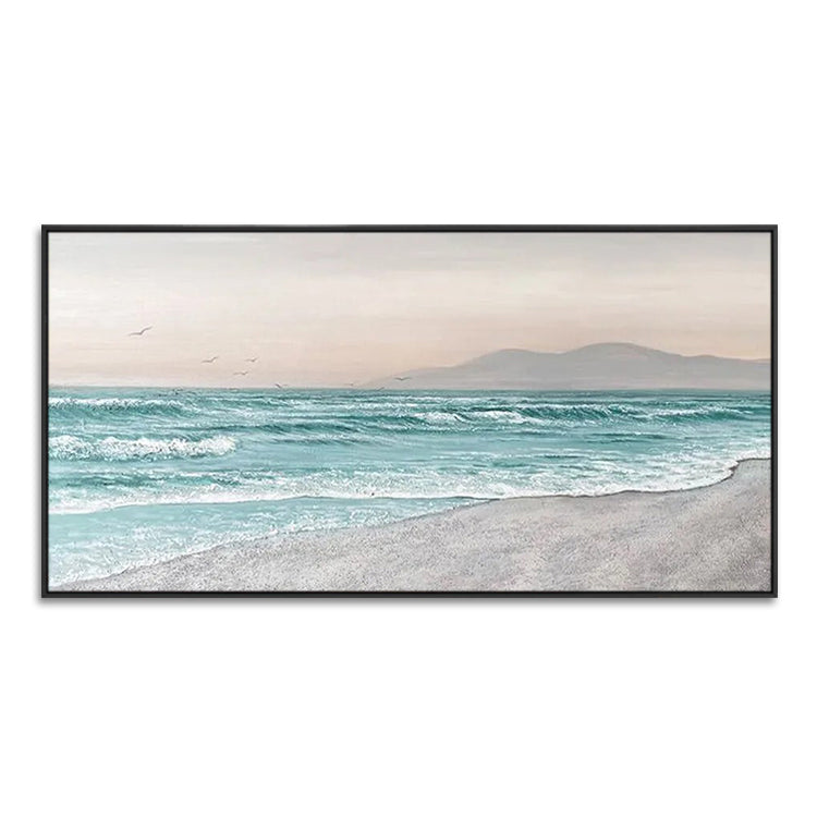 Handmade Abstract Seascape Oil Painting NAYVOSEA090
