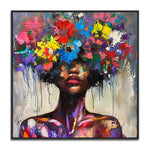 Handmade Abstract Figures Oil Painting NAYVOFIG066