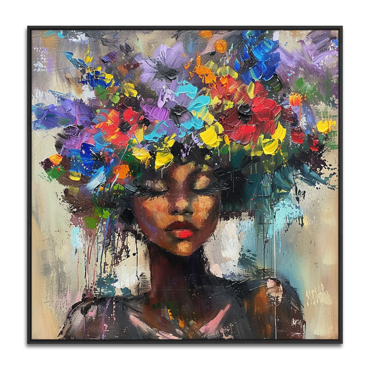 Handmade Abstract Figures Oil Painting NAYVOFIG067