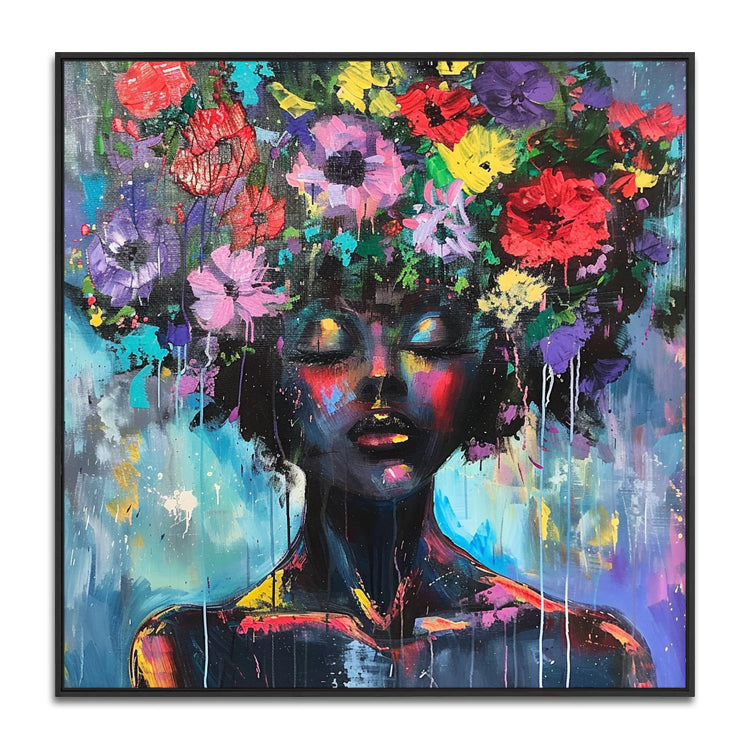 Handmade Abstract Figures Oil Painting NAYVOFIG068