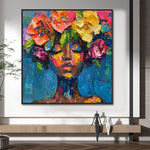 Handmade Abstract Figures Oil Painting NAYVOFIG070