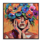 Handmade Abstract Figures Oil Painting NAYVOFIG071