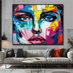 Handmade Abstract Figures Oil Painting NAYVOFIG075
