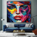 Handmade Abstract Figures Oil Painting NAYVOFIG077