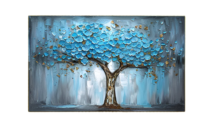 Handmade Abstract Landscape Oil Painting NAYVOLAN068