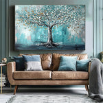 Handmade Abstract Landscape Oil Painting NAYVOLAN070