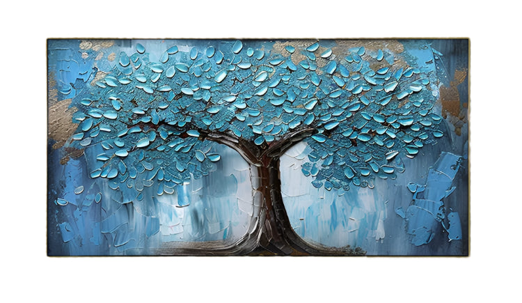 Handmade Abstract Landscape Oil Painting NAYVOLAN071