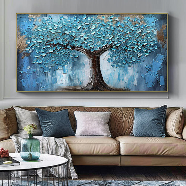 Handmade Abstract Landscape Oil Painting NAYVOLAN071