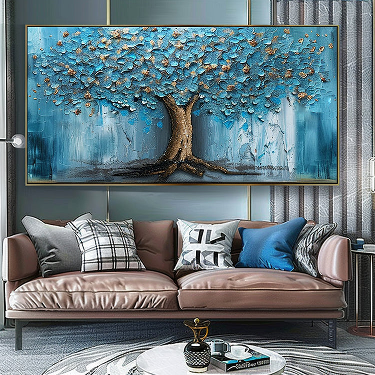 Handmade Abstract Landscape Oil Painting NAYVOLAN072