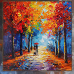 Handmade Abstract Landscape Oil Painting NAYVOLAN074