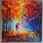 Handmade Abstract Landscape Oil Painting NAYVOLAN076