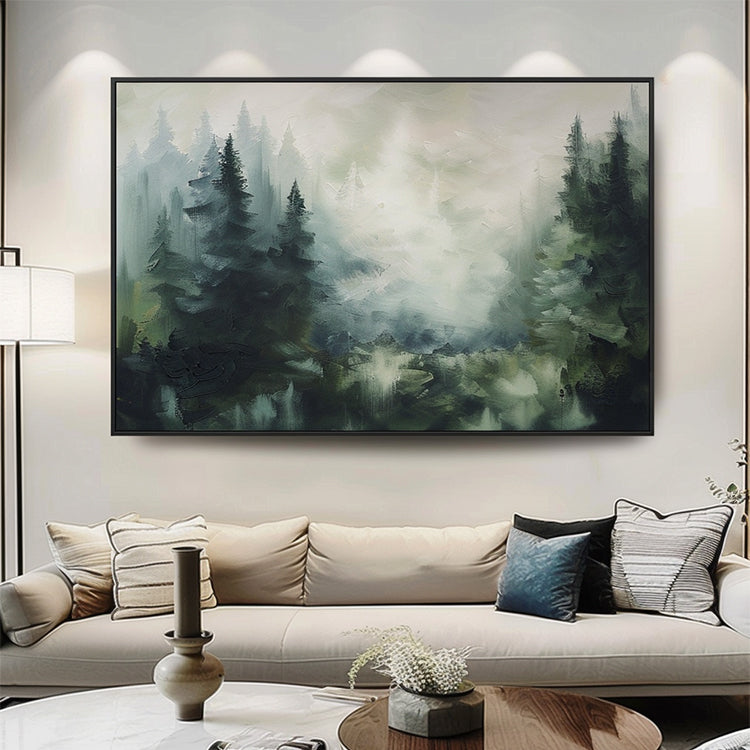 Handmade Abstract Landscape Oil Painting NAYVOLAN085
