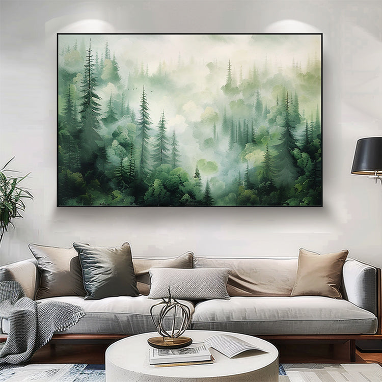 Handmade Abstract Landscape Oil Painting NAYVOLAN087