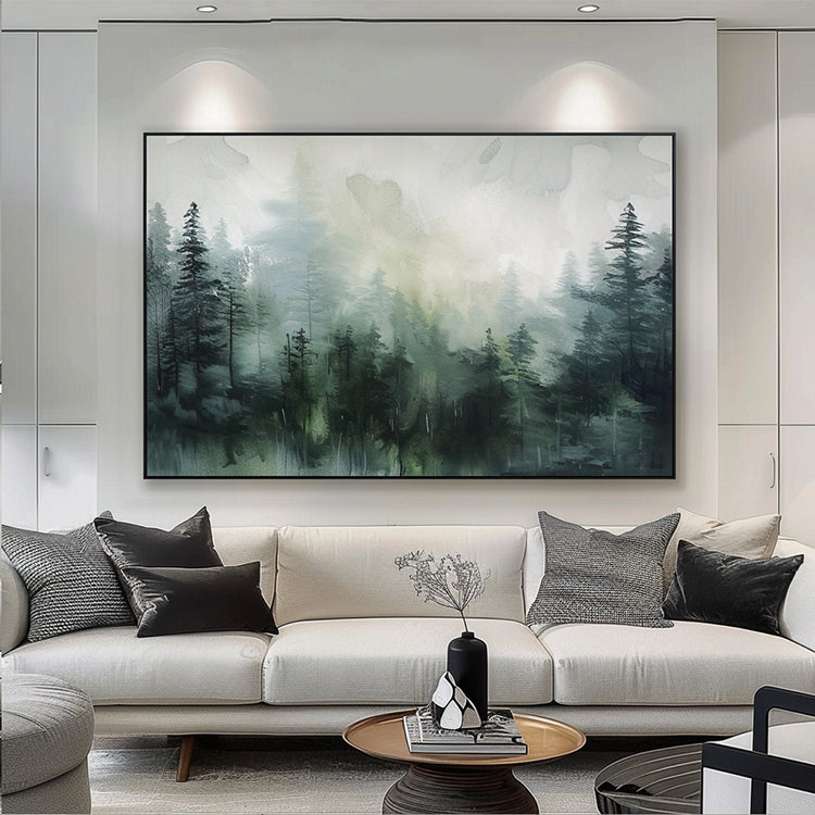 Handmade Abstract Landscape Oil Painting NAYVOLAN088