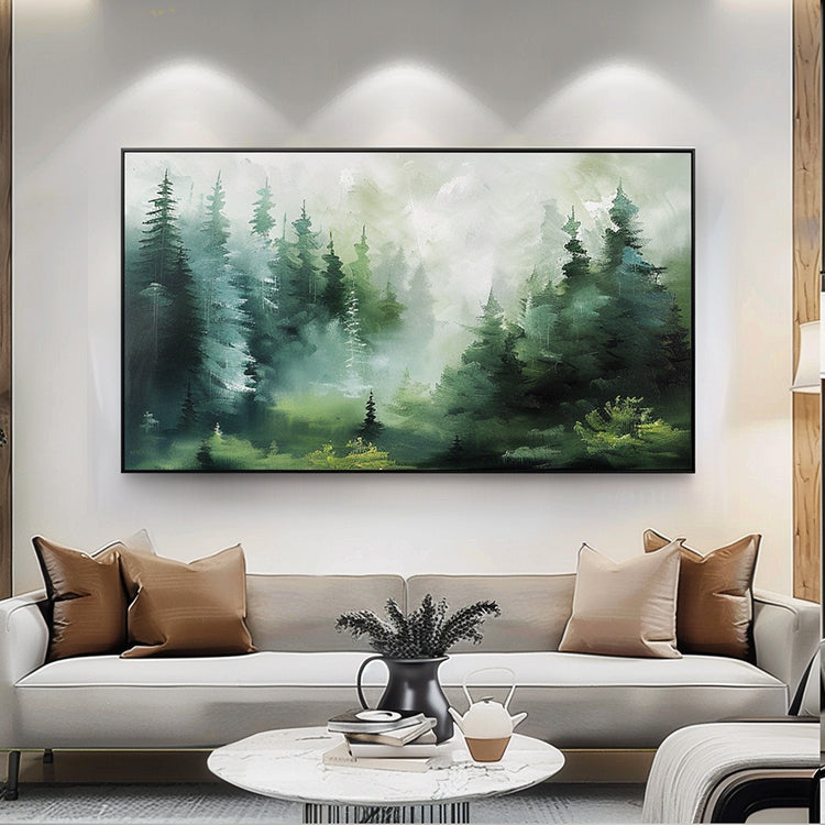 Handmade Abstract Landscape Oil Painting NAYVOLAN089