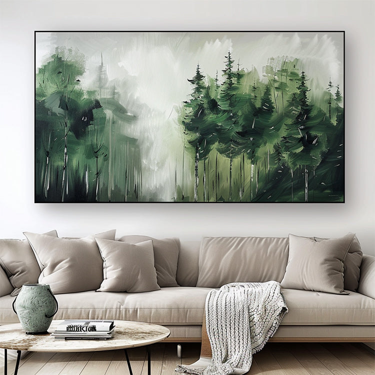 Handmade Abstract Landscape Oil Painting NAYVOLAN094