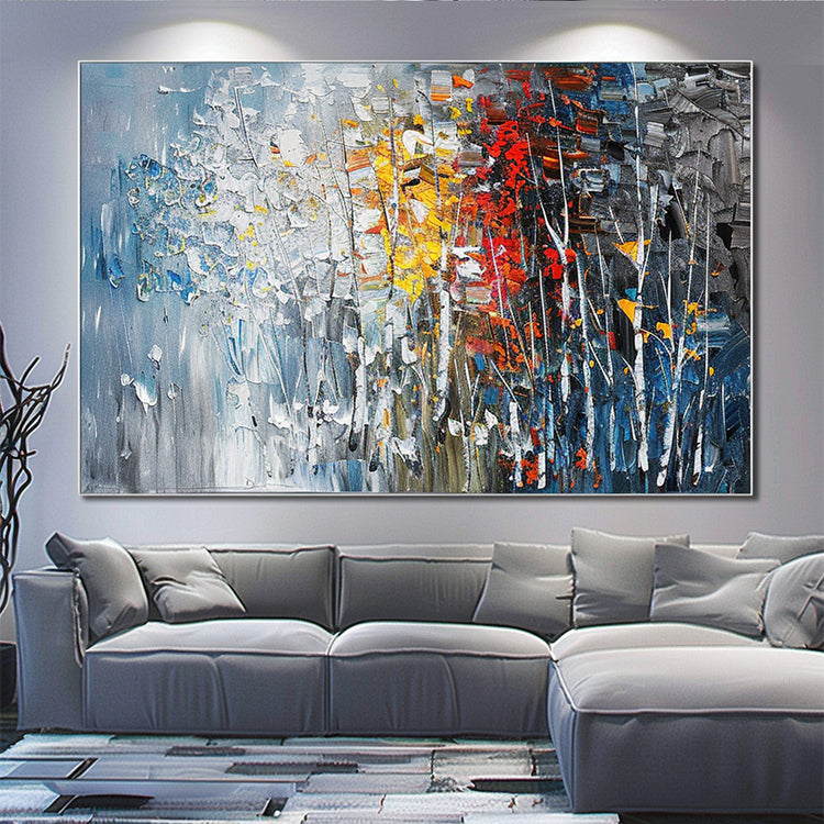 Handmade Abstract Landscape Oil Painting NAYVOLAN100