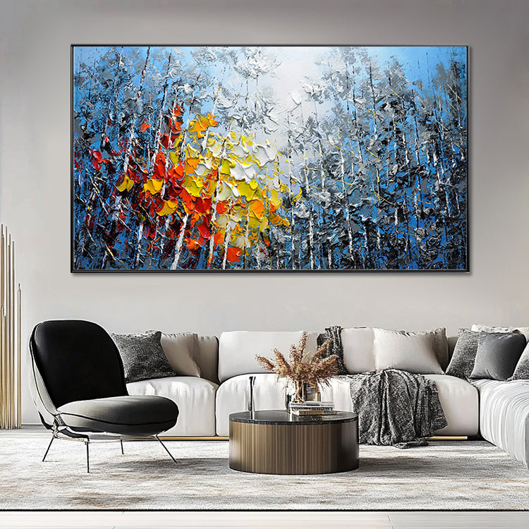 Handmade Abstract Landscape Oil Painting NAYVOLAN101