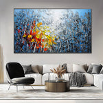 Handmade Abstract Landscape Oil Painting NAYVOLAN101