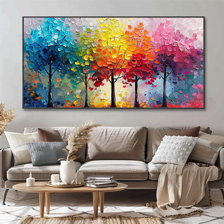 Handmade Abstract Landscape Oil Painting NAYVOLAN103