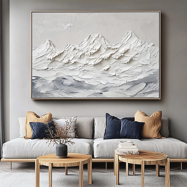 Handmade Abstract Landscape Oil Painting NAYVOLAN114