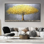 Handmade Abstract Landscape Oil Painting NAYVOLAN121