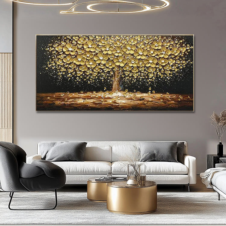 Handmade Abstract Landscape Oil Painting NAYVOLAN122